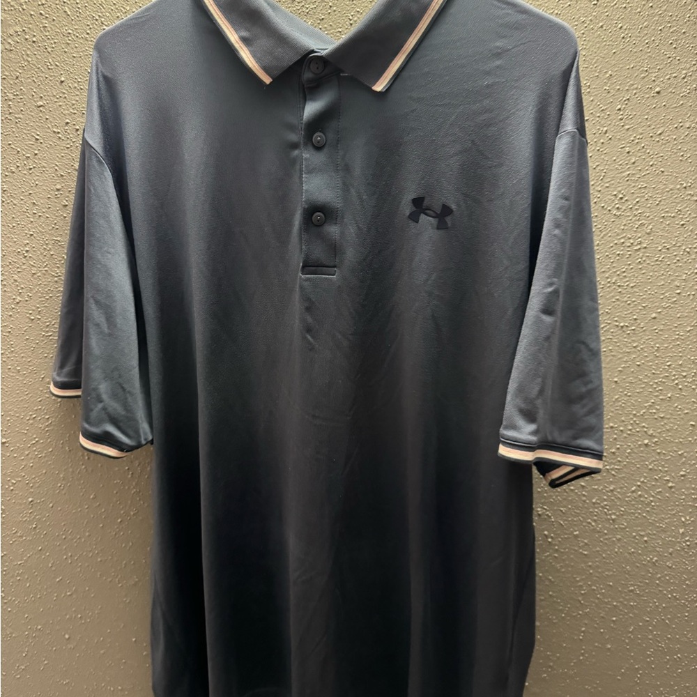 Under Armour Men's Dark Gray Polo Shirt